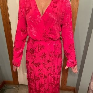 Wrinkled but new zara wrap dress